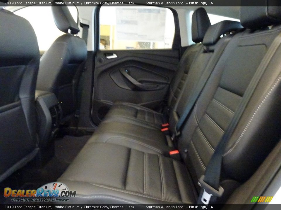 2019 Ford Escape Titanium White Platinum / Chromite Gray/Charcoal Black Photo #7