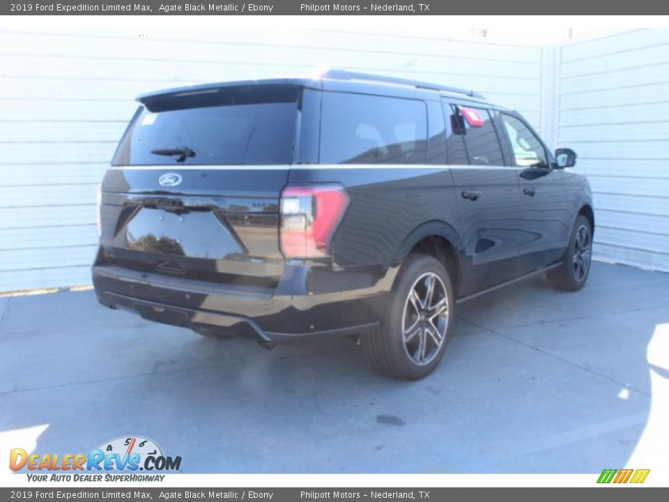 2019 Ford Expedition Limited Max Agate Black Metallic / Ebony Photo #8