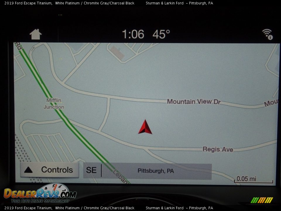 2019 Ford Escape Titanium White Platinum / Chromite Gray/Charcoal Black Photo #12