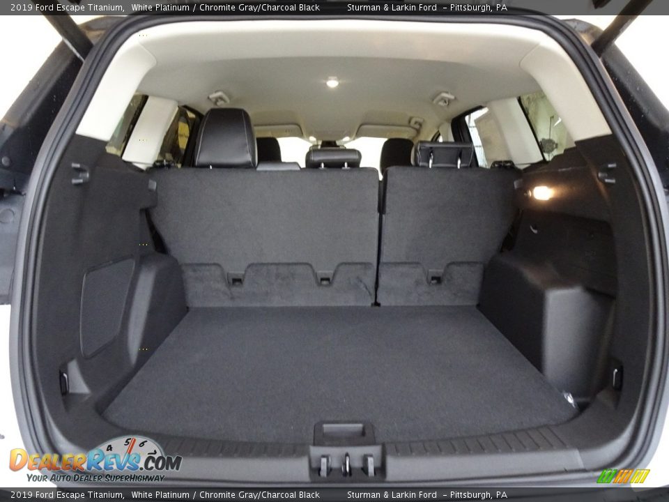 2019 Ford Escape Titanium White Platinum / Chromite Gray/Charcoal Black Photo #15