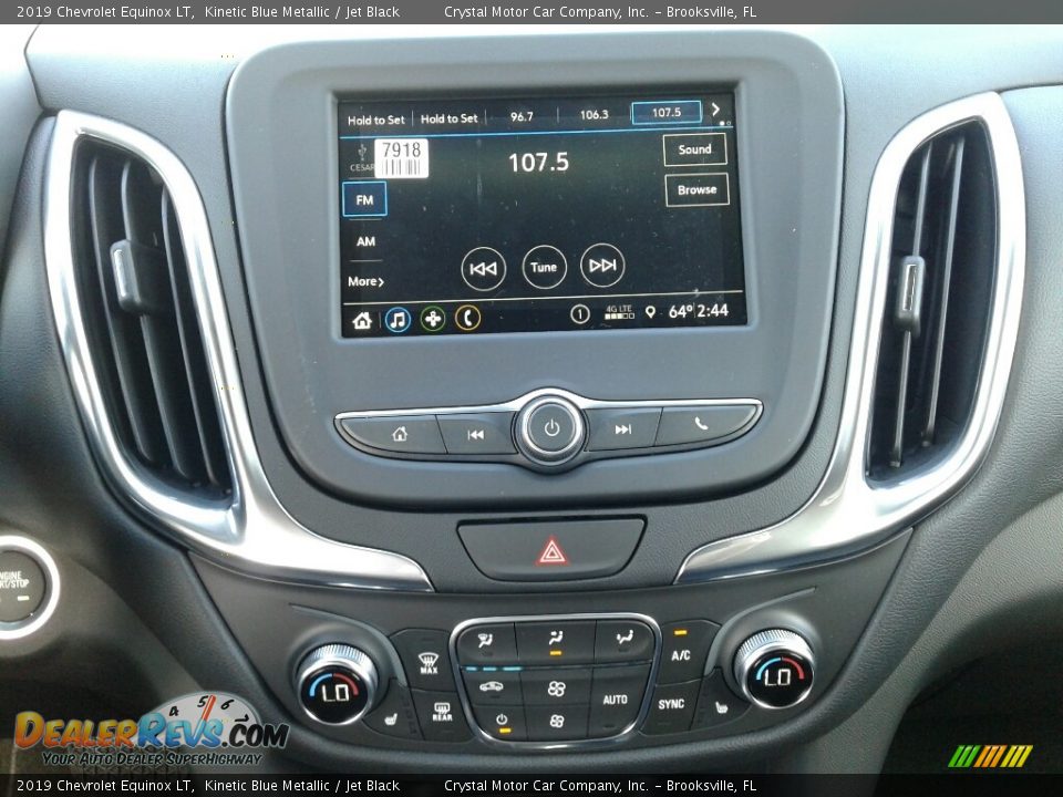 2019 Chevrolet Equinox LT Kinetic Blue Metallic / Jet Black Photo #15