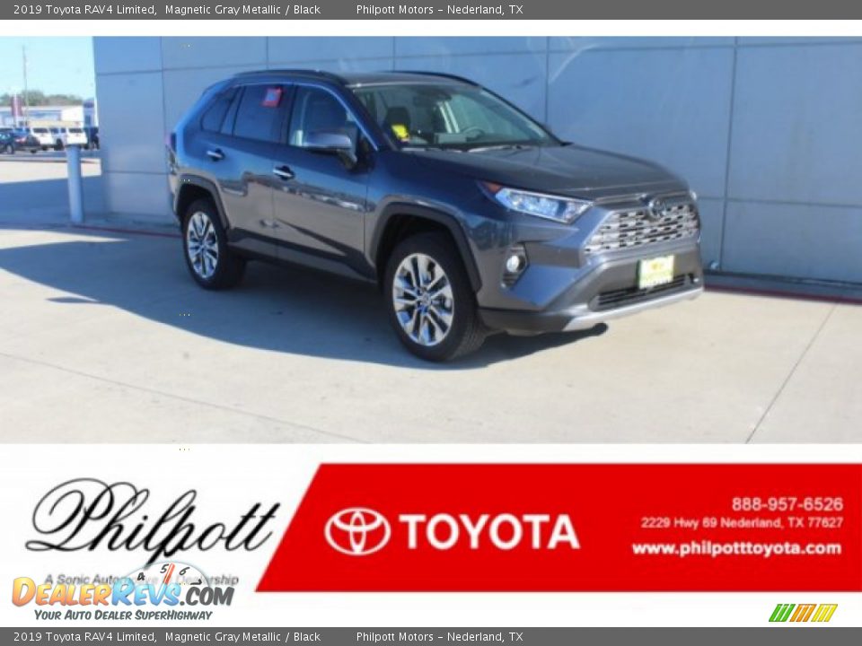 2019 Toyota RAV4 Limited Magnetic Gray Metallic / Black Photo #1
