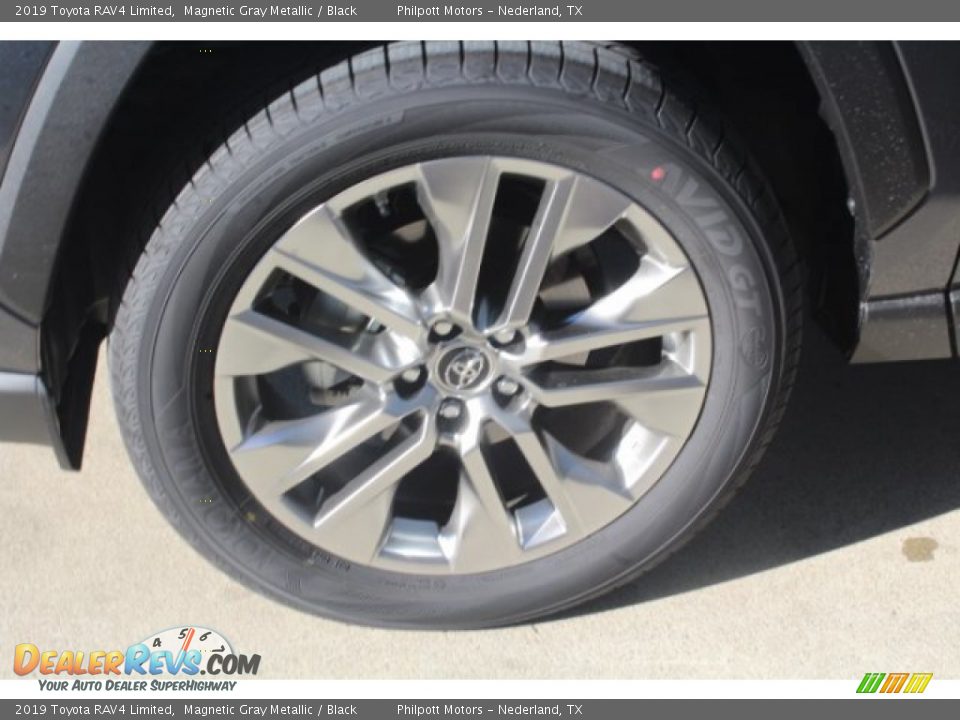 2019 Toyota RAV4 Limited Magnetic Gray Metallic / Black Photo #5