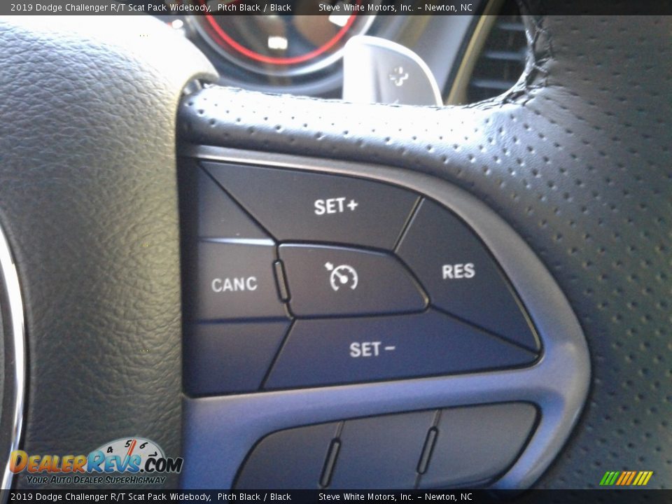 2019 Dodge Challenger R/T Scat Pack Widebody Pitch Black / Black Photo #17