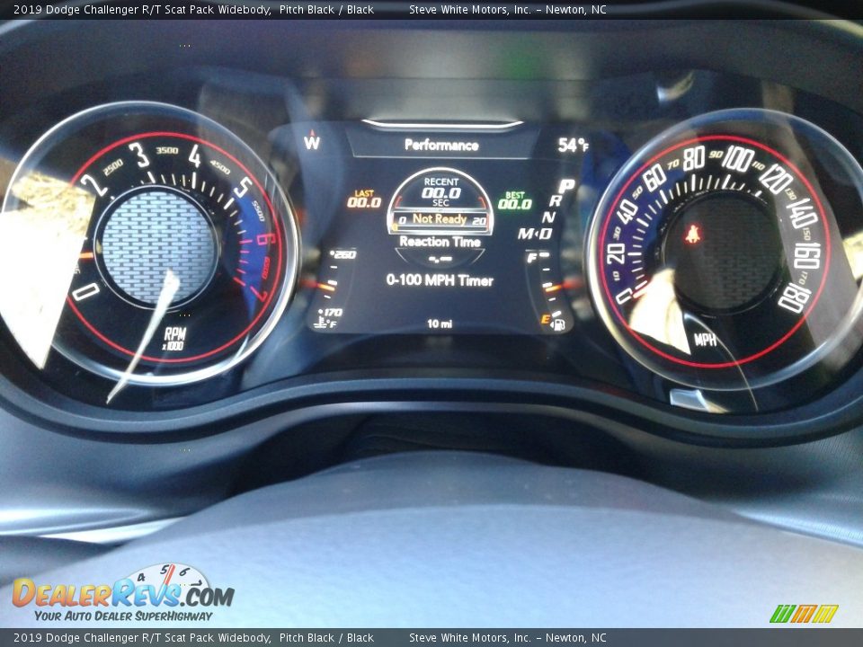 2019 Dodge Challenger R/T Scat Pack Widebody Pitch Black / Black Photo #18