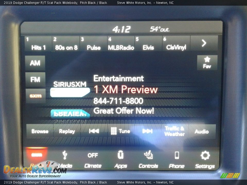 2019 Dodge Challenger R/T Scat Pack Widebody Pitch Black / Black Photo #20