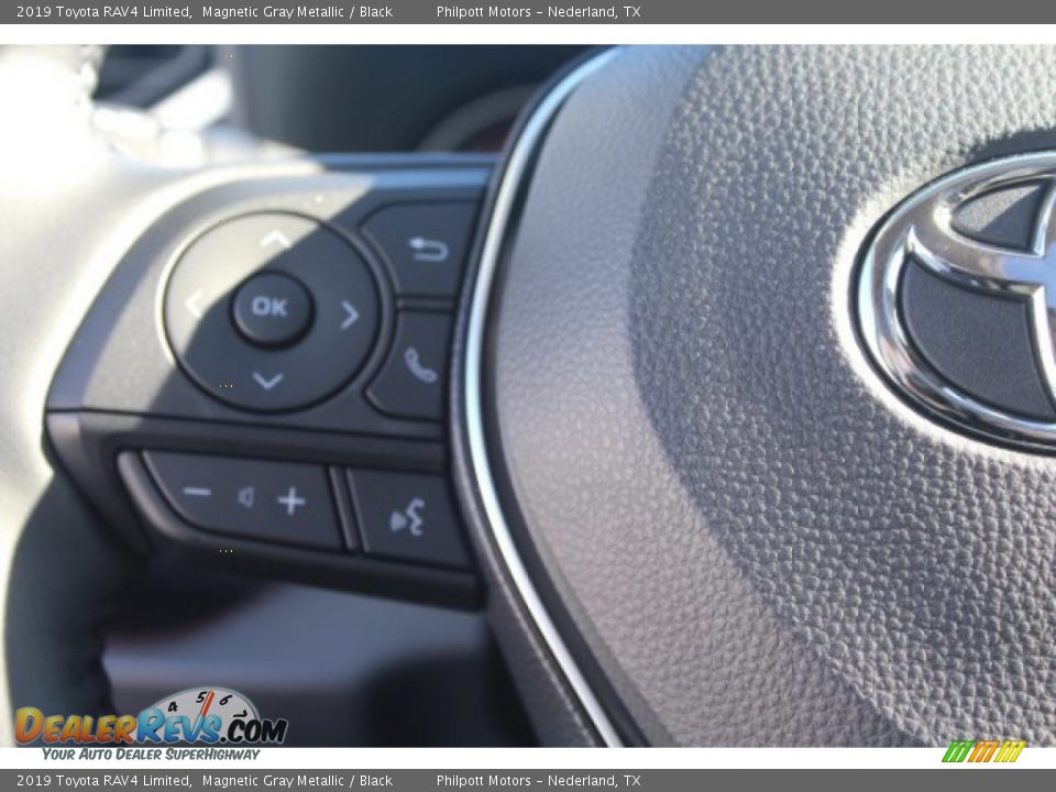 2019 Toyota RAV4 Limited Magnetic Gray Metallic / Black Photo #16