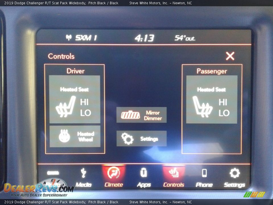 2019 Dodge Challenger R/T Scat Pack Widebody Pitch Black / Black Photo #23