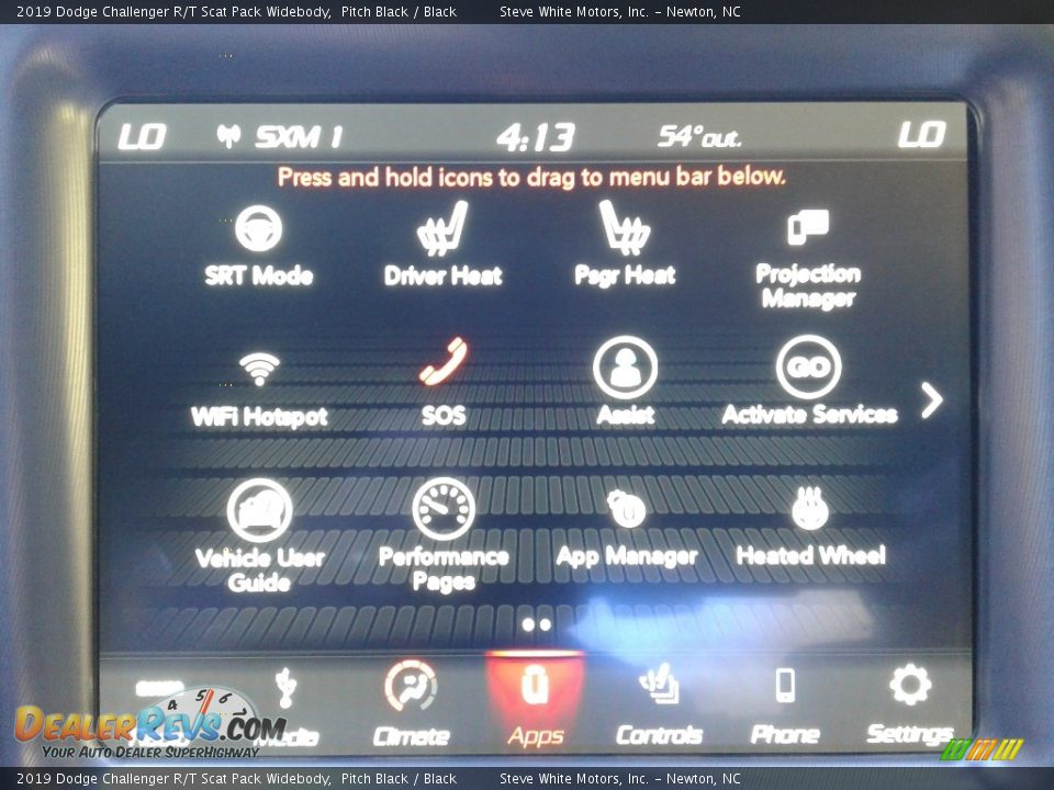 2019 Dodge Challenger R/T Scat Pack Widebody Pitch Black / Black Photo #24