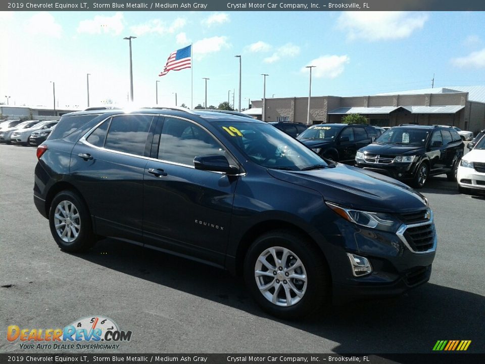 2019 Chevrolet Equinox LT Storm Blue Metallic / Medium Ash Gray Photo #7