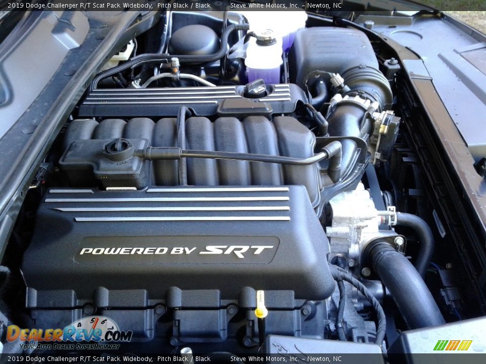 2019 Dodge Challenger R/T Scat Pack Widebody Pitch Black / Black Photo #33