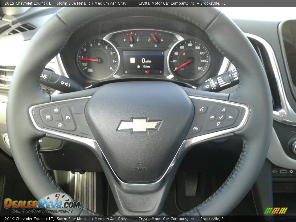 2019 Chevrolet Equinox LT Storm Blue Metallic / Medium Ash Gray Photo #14