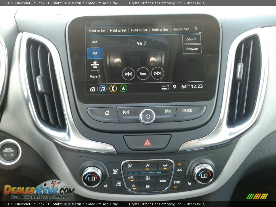 2019 Chevrolet Equinox LT Storm Blue Metallic / Medium Ash Gray Photo #15