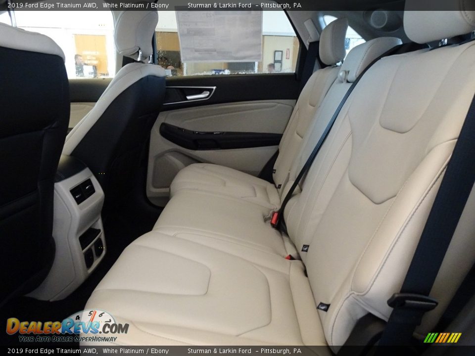 Rear Seat of 2019 Ford Edge Titanium AWD Photo #7