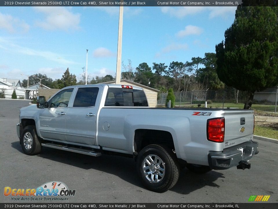 2019 Chevrolet Silverado 2500HD LTZ Crew Cab 4WD Silver Ice Metallic / Jet Black Photo #3