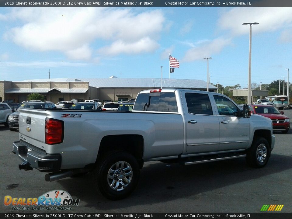 2019 Chevrolet Silverado 2500HD LTZ Crew Cab 4WD Silver Ice Metallic / Jet Black Photo #5