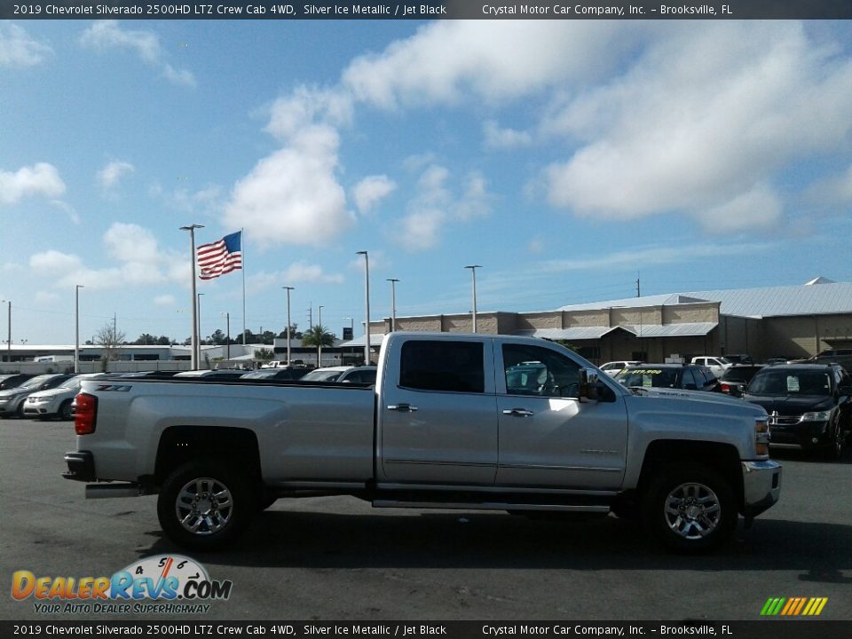 2019 Chevrolet Silverado 2500HD LTZ Crew Cab 4WD Silver Ice Metallic / Jet Black Photo #6