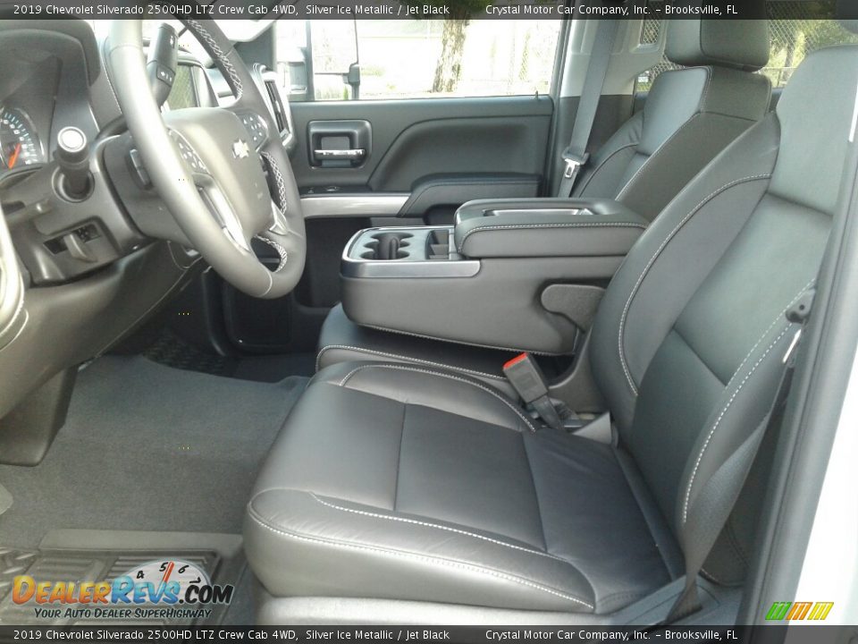 2019 Chevrolet Silverado 2500HD LTZ Crew Cab 4WD Silver Ice Metallic / Jet Black Photo #9