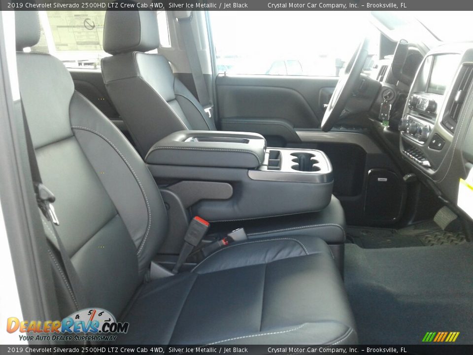 2019 Chevrolet Silverado 2500HD LTZ Crew Cab 4WD Silver Ice Metallic / Jet Black Photo #12