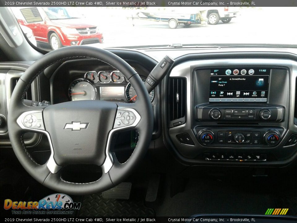 2019 Chevrolet Silverado 2500HD LTZ Crew Cab 4WD Silver Ice Metallic / Jet Black Photo #13