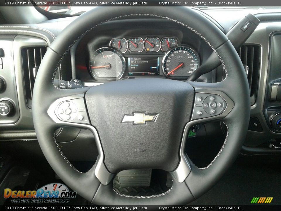 2019 Chevrolet Silverado 2500HD LTZ Crew Cab 4WD Silver Ice Metallic / Jet Black Photo #14