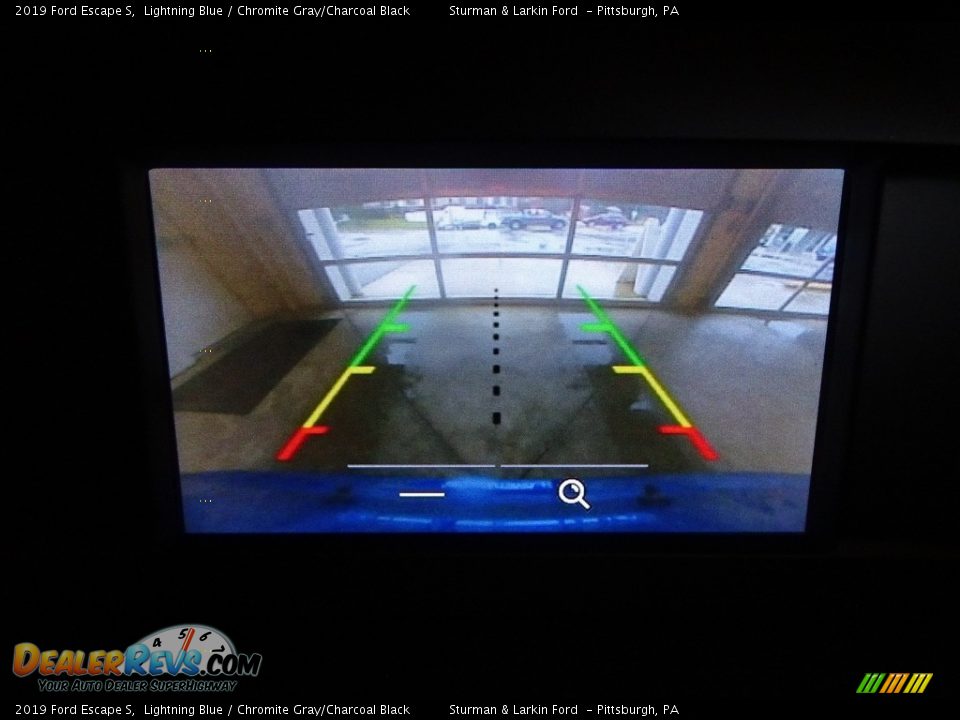 2019 Ford Escape S Lightning Blue / Chromite Gray/Charcoal Black Photo #12
