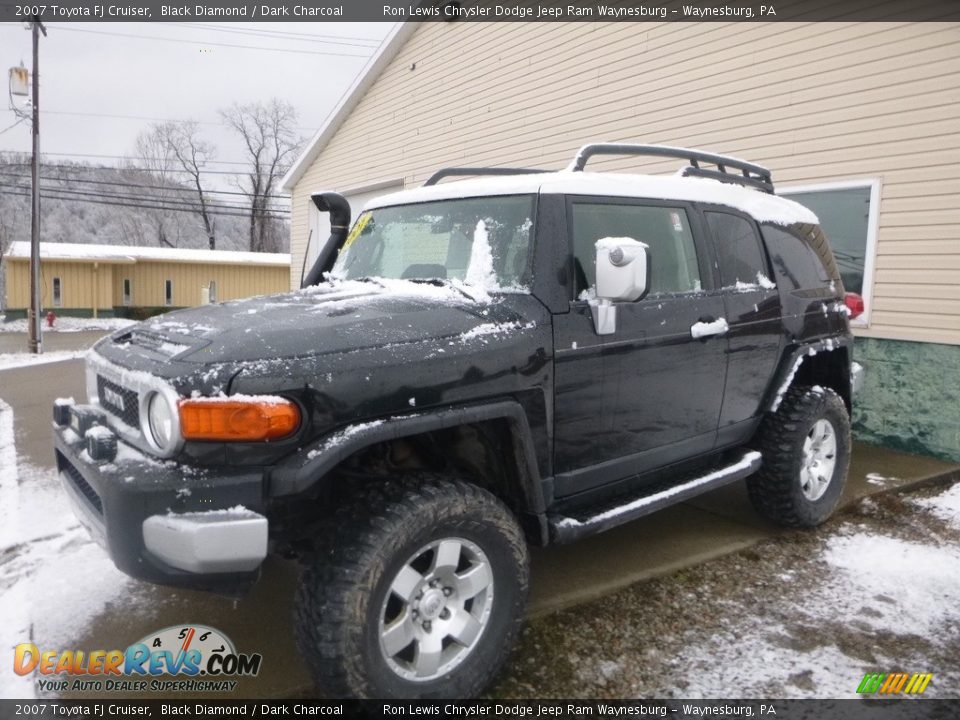 2007 Toyota FJ Cruiser Black Diamond / Dark Charcoal Photo #1