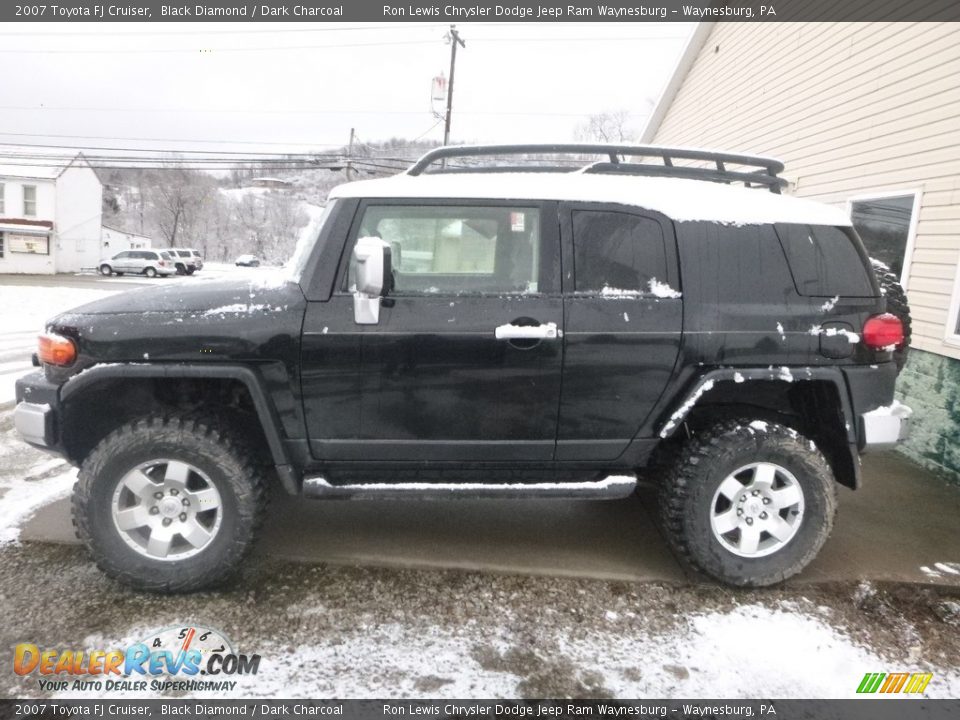 2007 Toyota FJ Cruiser Black Diamond / Dark Charcoal Photo #3