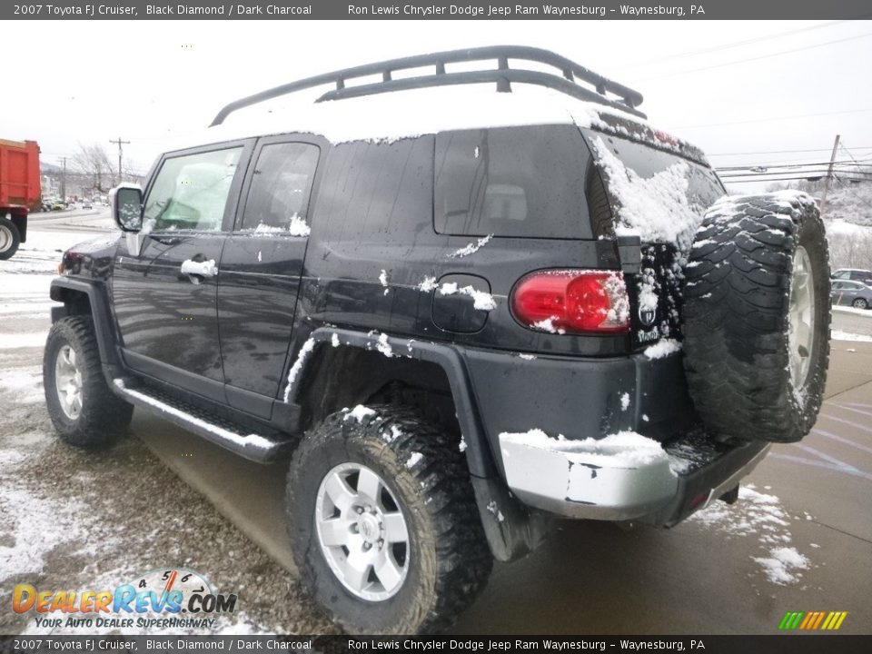 2007 Toyota FJ Cruiser Black Diamond / Dark Charcoal Photo #4