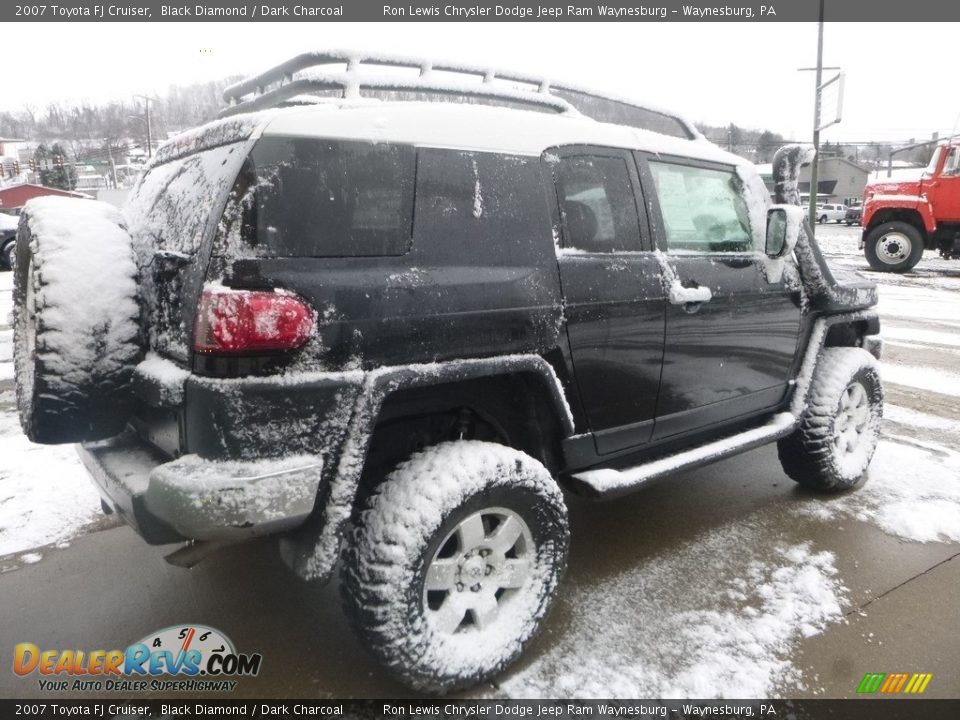 2007 Toyota FJ Cruiser Black Diamond / Dark Charcoal Photo #5
