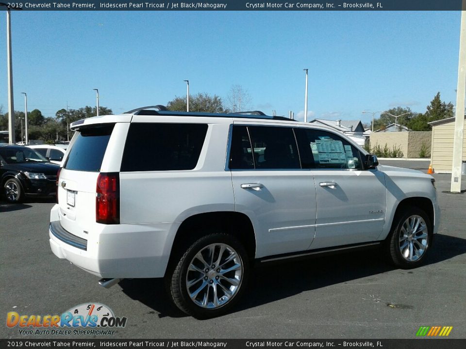 2019 Chevrolet Tahoe Premier Iridescent Pearl Tricoat / Jet Black/Mahogany Photo #5