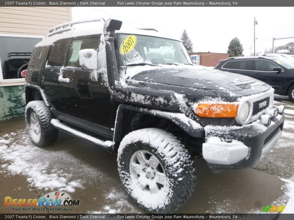 2007 Toyota FJ Cruiser Black Diamond / Dark Charcoal Photo #7