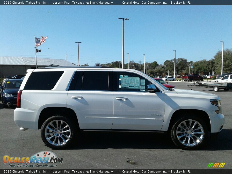 2019 Chevrolet Tahoe Premier Iridescent Pearl Tricoat / Jet Black/Mahogany Photo #6