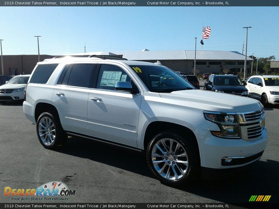 2019 Chevrolet Tahoe Premier Iridescent Pearl Tricoat / Jet Black/Mahogany Photo #7