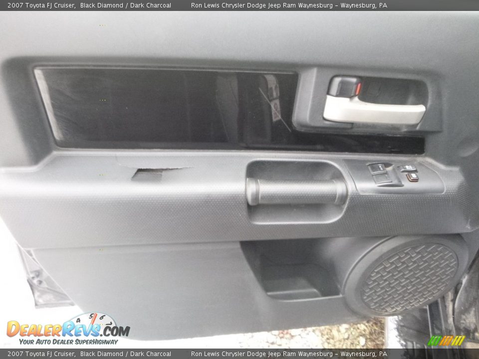 2007 Toyota FJ Cruiser Black Diamond / Dark Charcoal Photo #10