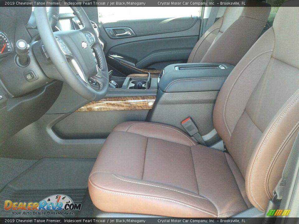 2019 Chevrolet Tahoe Premier Iridescent Pearl Tricoat / Jet Black/Mahogany Photo #9