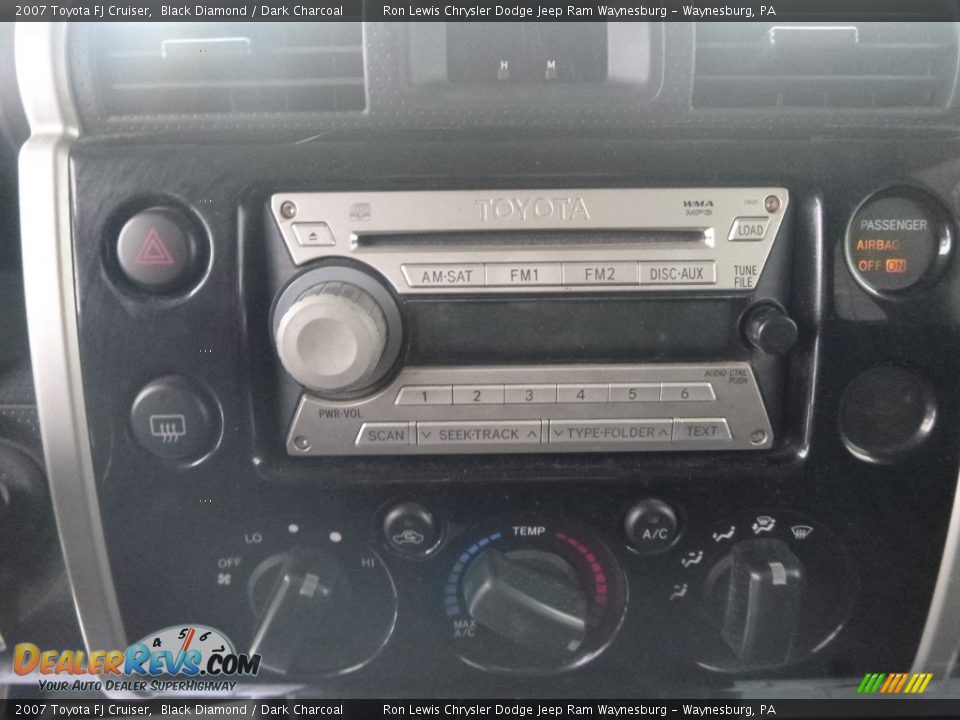 2007 Toyota FJ Cruiser Black Diamond / Dark Charcoal Photo #13