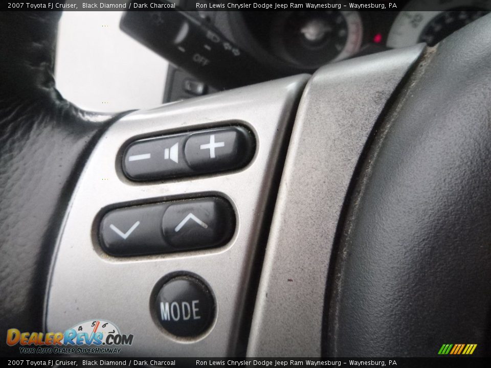 2007 Toyota FJ Cruiser Black Diamond / Dark Charcoal Photo #14