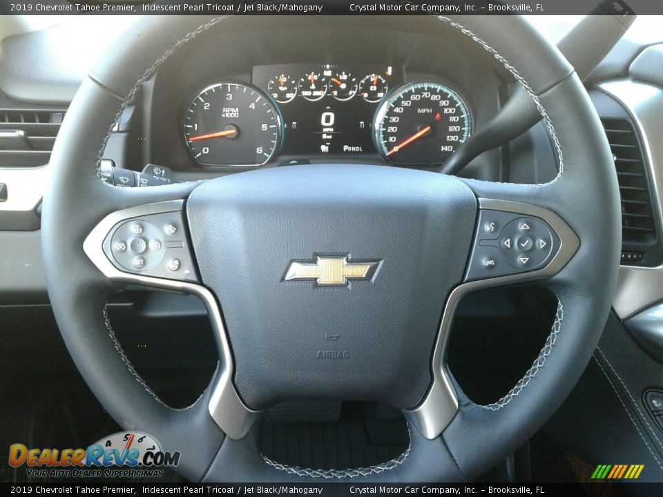 2019 Chevrolet Tahoe Premier Iridescent Pearl Tricoat / Jet Black/Mahogany Photo #14
