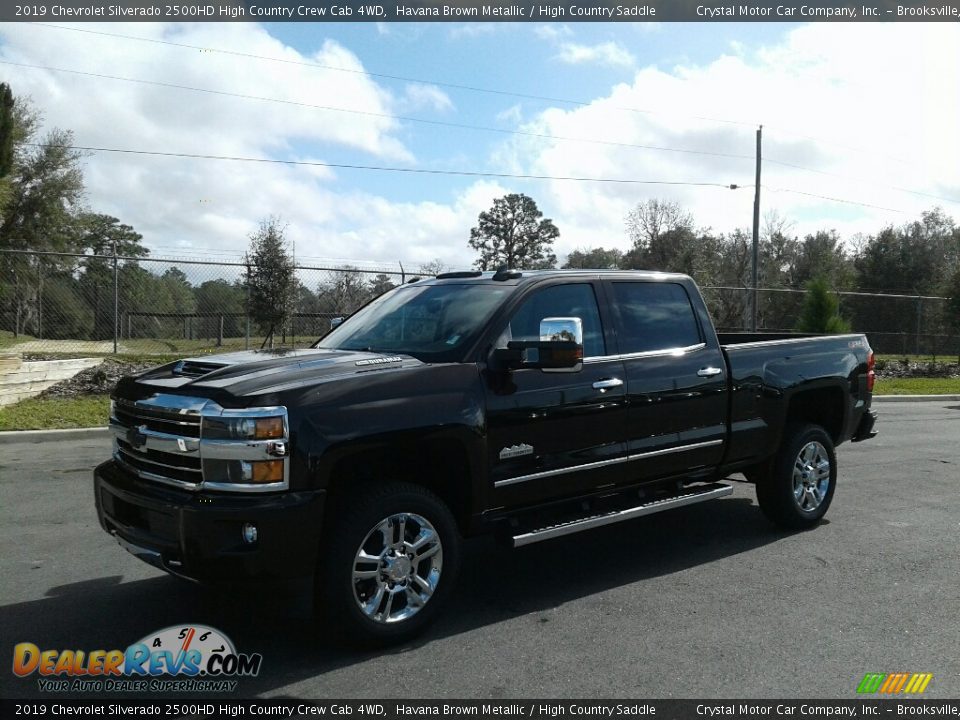 2019 Chevrolet Silverado 2500HD High Country Crew Cab 4WD Havana Brown Metallic / High Country Saddle Photo #1