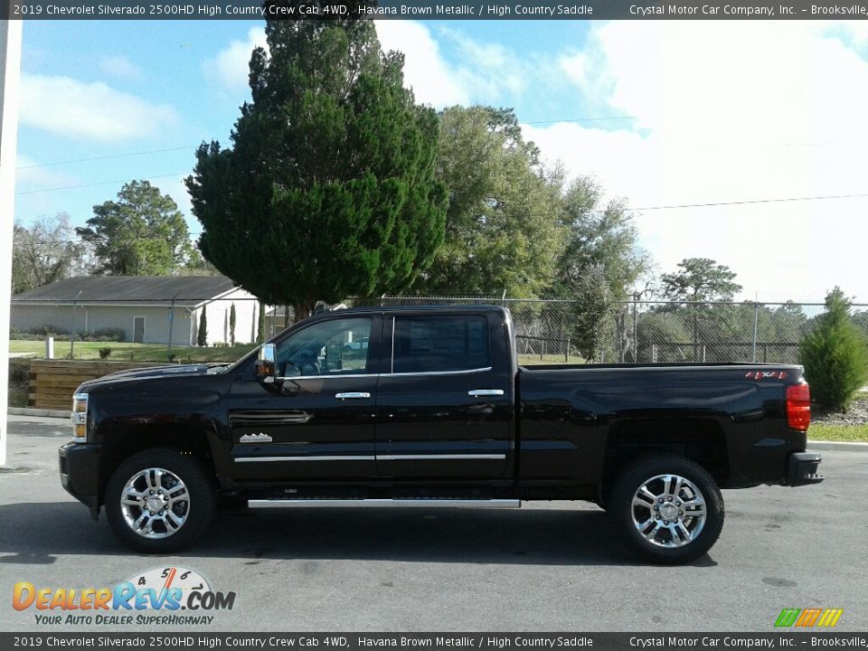 2019 Chevrolet Silverado 2500HD High Country Crew Cab 4WD Havana Brown Metallic / High Country Saddle Photo #2