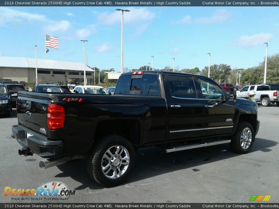 2019 Chevrolet Silverado 2500HD High Country Crew Cab 4WD Havana Brown Metallic / High Country Saddle Photo #5