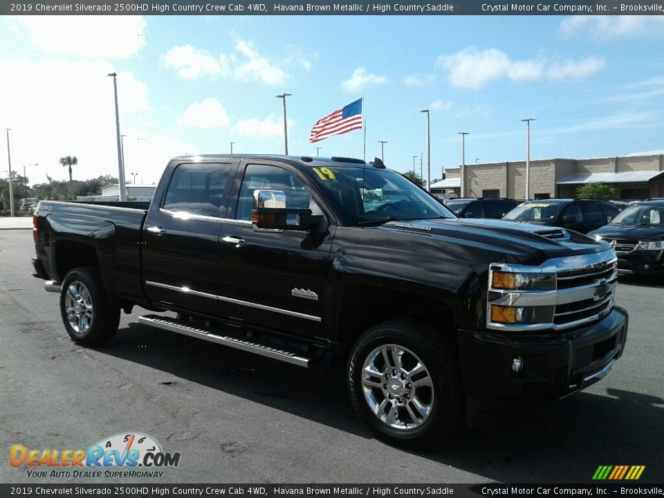 2019 Chevrolet Silverado 2500HD High Country Crew Cab 4WD Havana Brown Metallic / High Country Saddle Photo #7