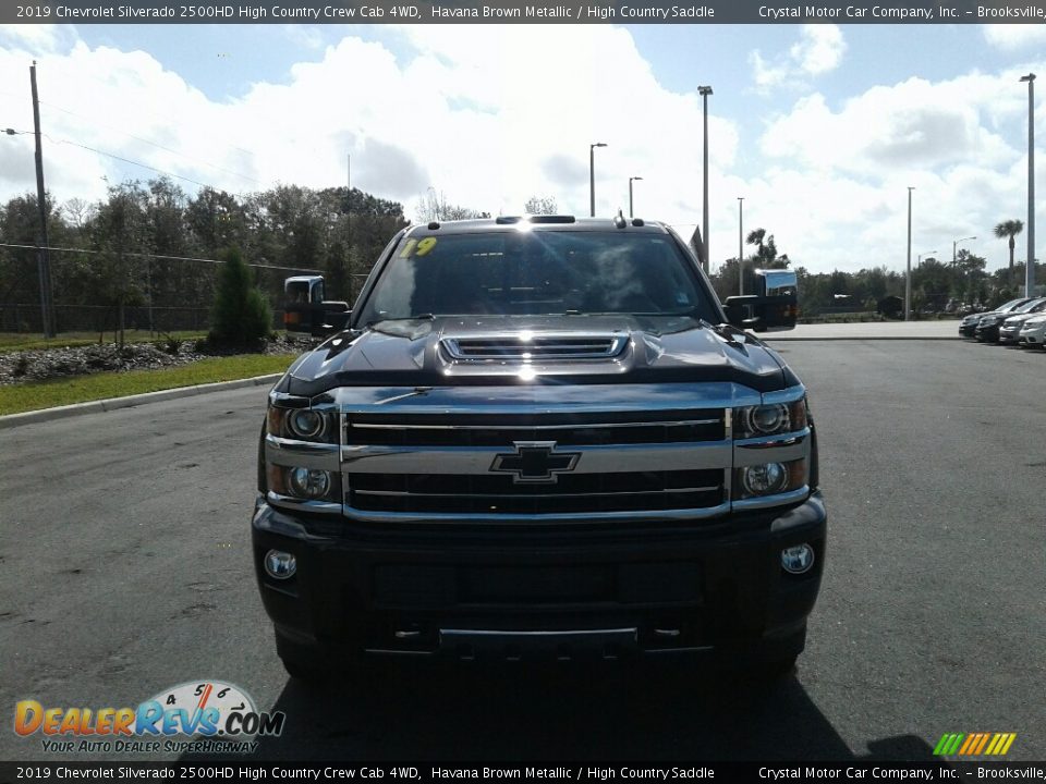 2019 Chevrolet Silverado 2500HD High Country Crew Cab 4WD Havana Brown Metallic / High Country Saddle Photo #8