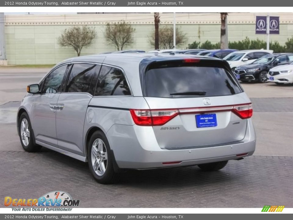 2012 Honda Odyssey Touring Alabaster Silver Metallic / Gray Photo #5
