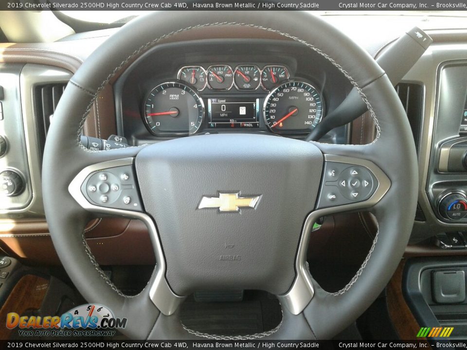 2019 Chevrolet Silverado 2500HD High Country Crew Cab 4WD Havana Brown Metallic / High Country Saddle Photo #14