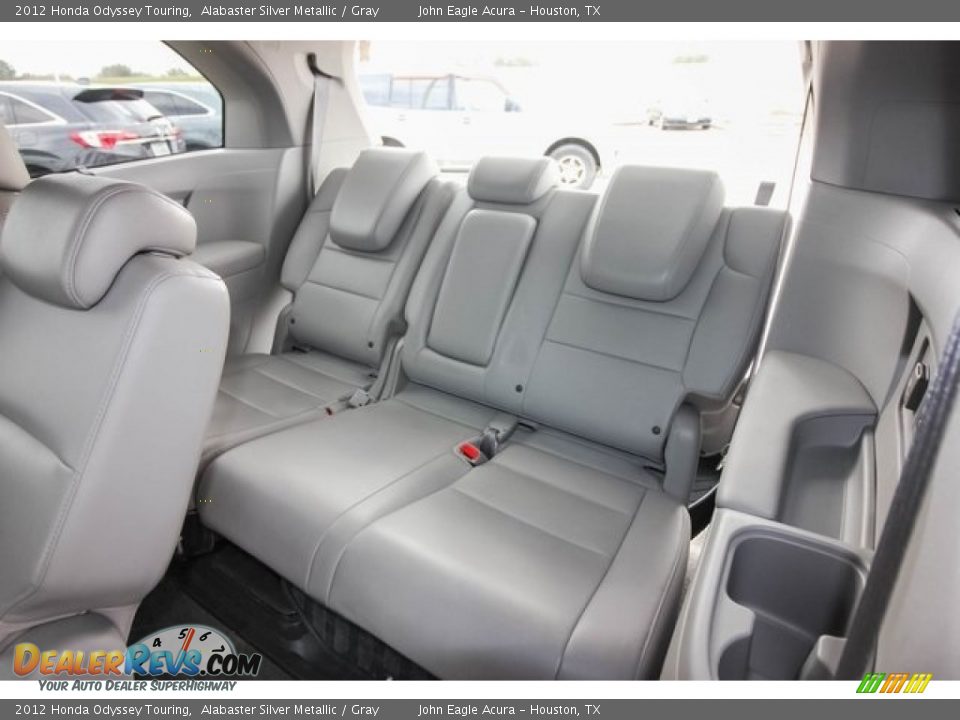 2012 Honda Odyssey Touring Alabaster Silver Metallic / Gray Photo #19