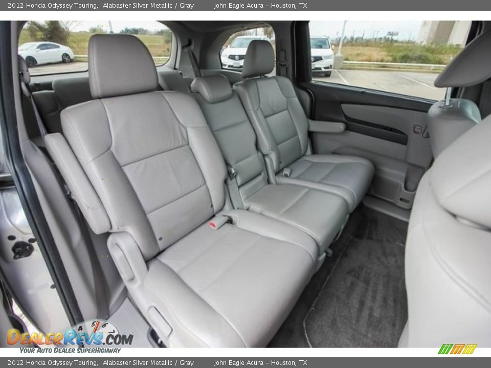 2012 Honda Odyssey Touring Alabaster Silver Metallic / Gray Photo #22