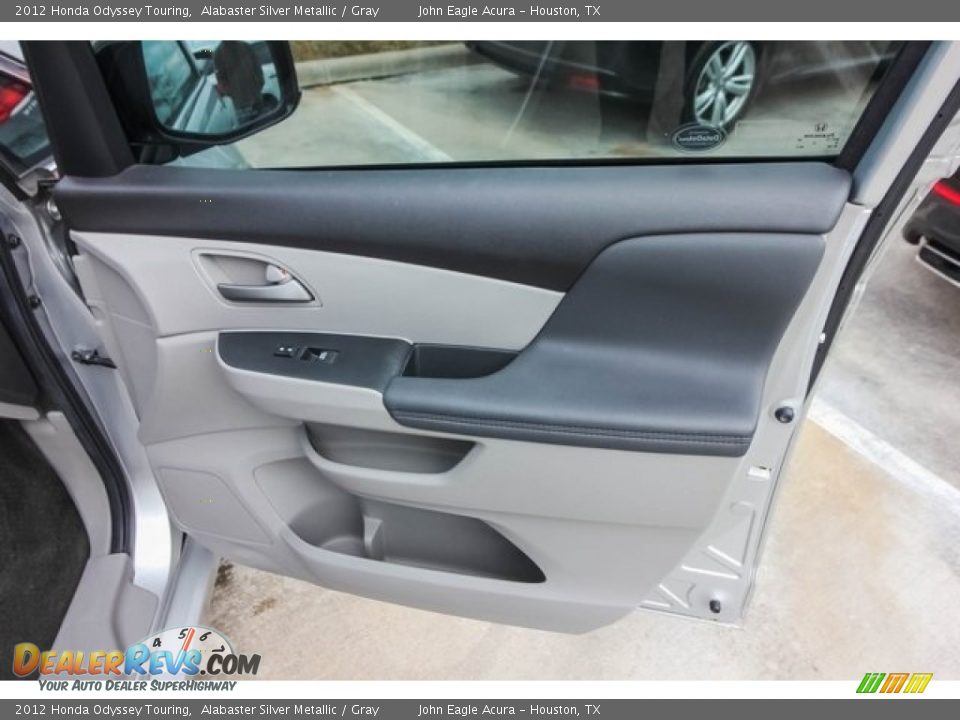 2012 Honda Odyssey Touring Alabaster Silver Metallic / Gray Photo #23
