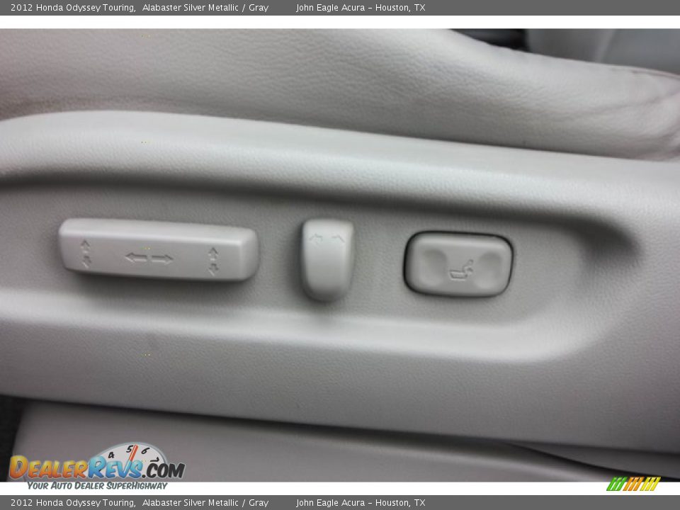 2012 Honda Odyssey Touring Alabaster Silver Metallic / Gray Photo #26